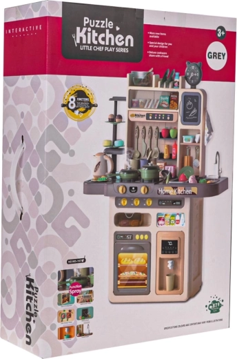 Cucinina per bambini con illuminazione e suoni, 87 pezzi