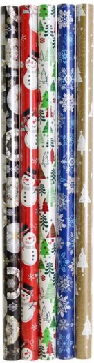 Carta da regalo natalizia in rotolo 2 m