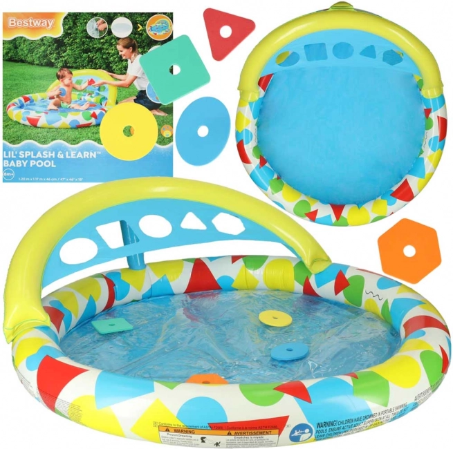 Piscina gonfiabile per bambini con tettoia BESTWAY 120 cm