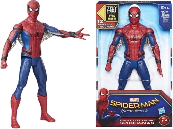Figura di Spider-Man Homecoming con effetti sonori, 30 cm