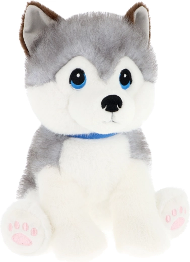 Cagnolino Husky innamorato Keeleco 23 cm