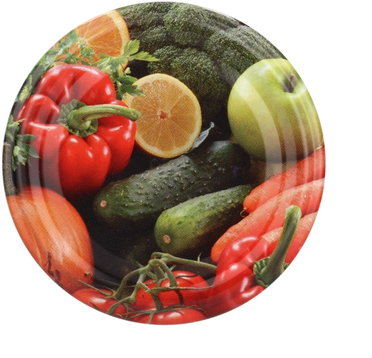 Set di coperchi decorativi per barattoli 100 mm (6 ganci), 10 pz