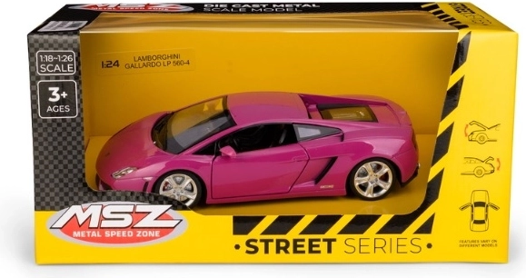Modello di auto Lamborghini Gallardo LP560-4 viola 1:24