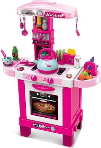 Cucina giocattolo BABY MIX rosa con luci e suoni