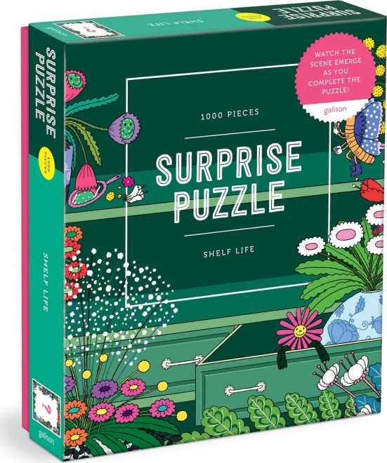 GALISON Surprise puzzle Vita sullo scaffale 1000 pezzi