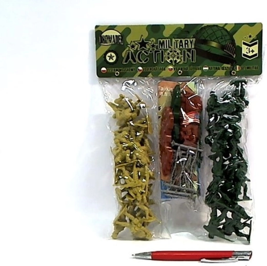 Set di soldatini per bambini in sacchetto