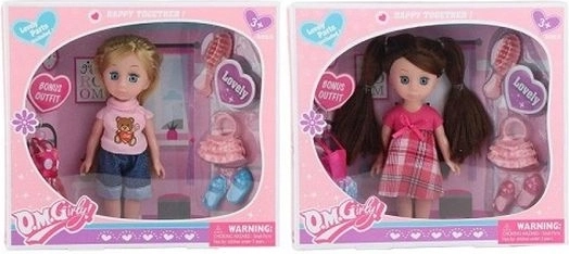 Bambole OMGirly con accessori (2 pz)