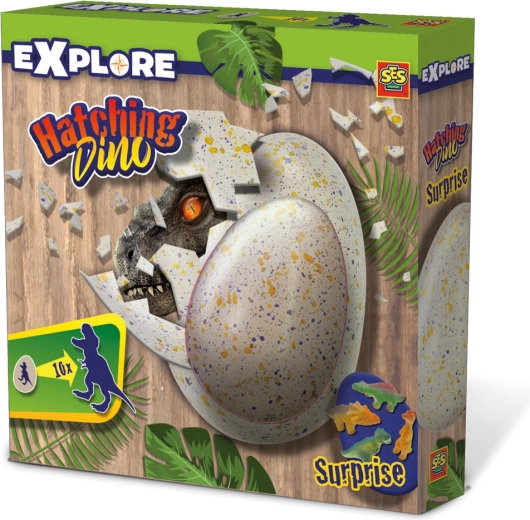 Dinosauro che si schiude nell'uovo