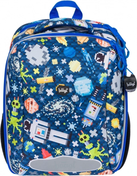 cartella scolastica baagl shelly space game