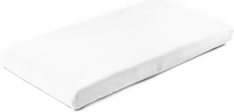 Lenzuolo con angoli in spugna per lettino New Baby 160 × 80 cm bianco