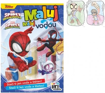 Libri da colorare Dipingi con l’acqua A5 SPIDEY 15 × 21 cm