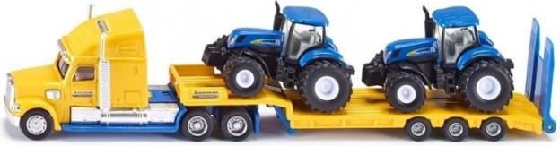 Autocarro con trattori New Holland