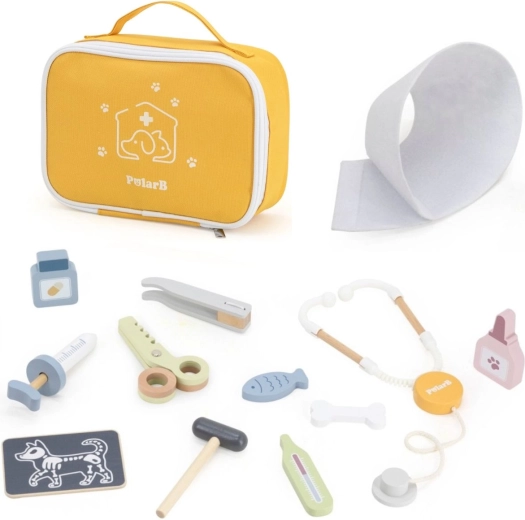 Set veterinario in legno PolarB piccolo veterinario