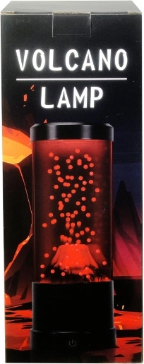 Lampada decorativa Volcano con effetto eruzione