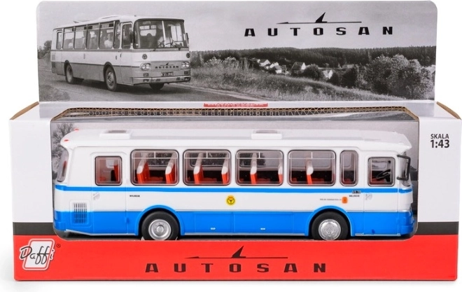 Modello da collezione dell'autobus Autosan H9-20 PKS in versione blu