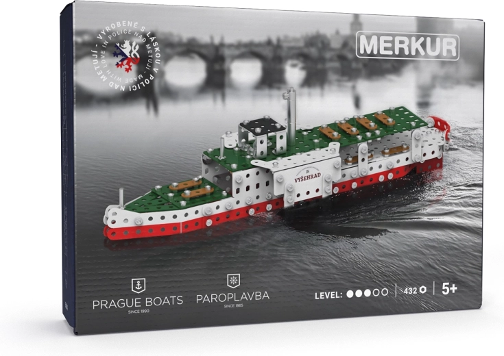 Merkur battello a vapore Vyšehrad – kit di costruzione 432 pezzi
