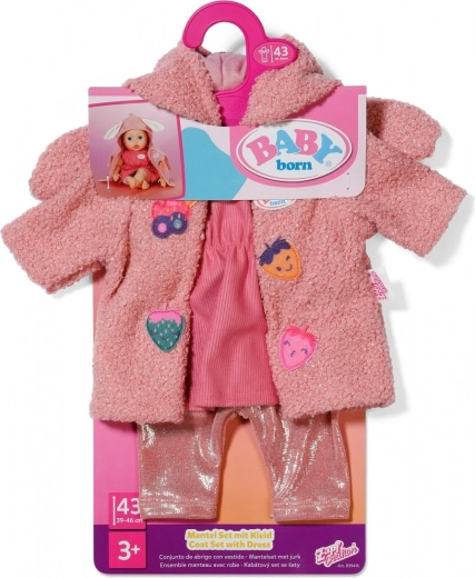 BABY born cappottino e vestitino per bambola 43 cm