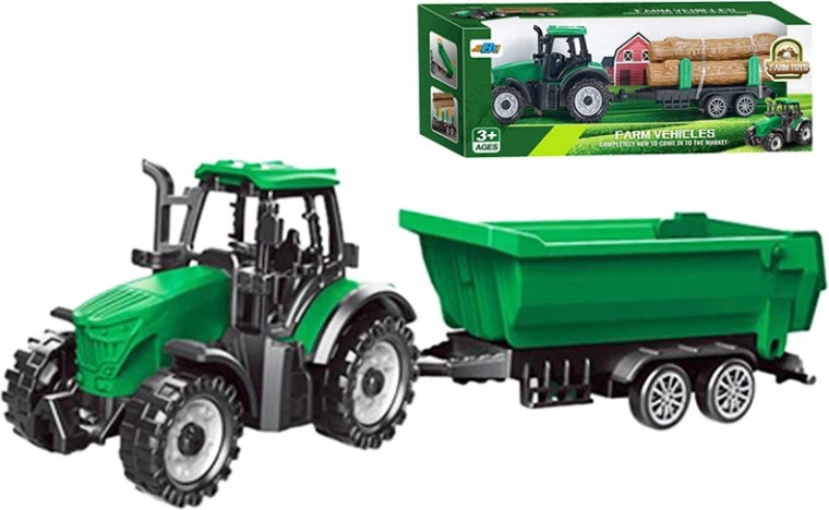 Trattore con rimorchio – giocattolo per bambini