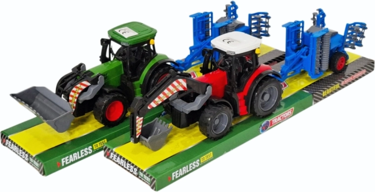 Trattore agricolo con accessori - 1 pezzo