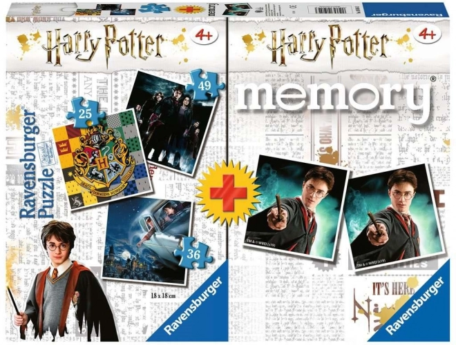 Ravensburger puzzle Harry Potter 3v1 per bambini