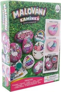 Set per dipingere sassi – unicorni per bambini