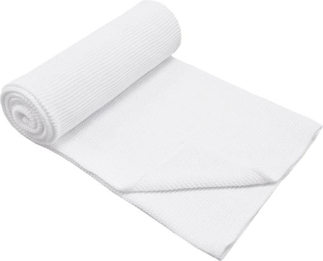 Coperta in bambù Eko bianca 80 × 100 cm