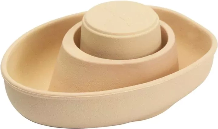 Barchetta di gomma PlanToys arancione