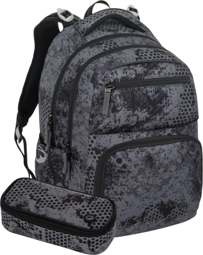 Bagmaster Zipster set scolastico per studenti grigio