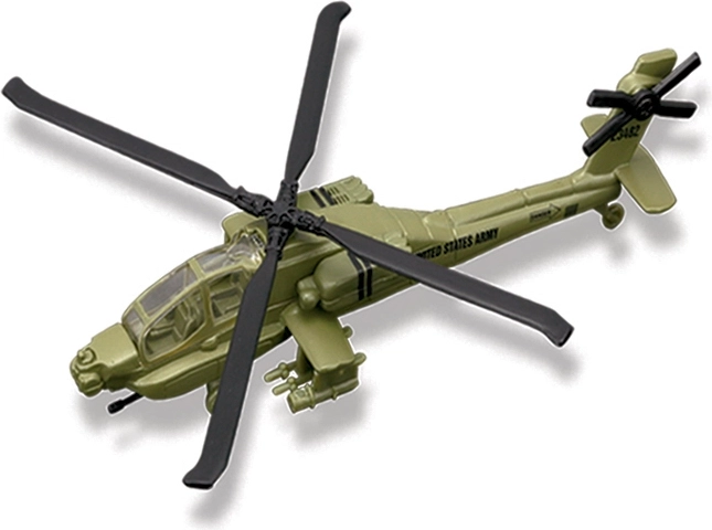 Maisto Fresh Metal Tailwinds AH-64 Apache modello di elicottero verde
