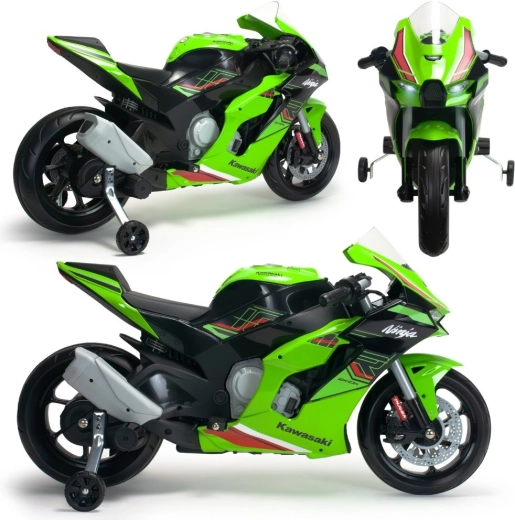 Moto elettrica per bambini INJUSA Kawasaki Ninja 12V