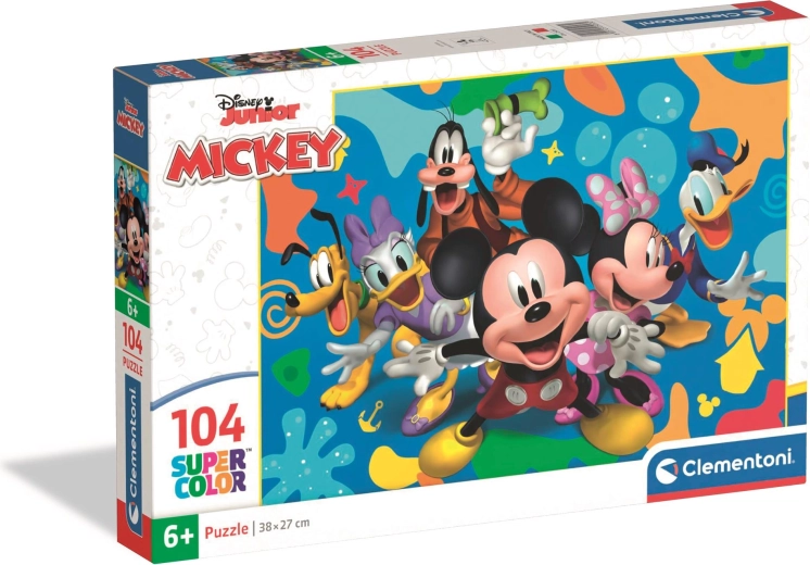 Clementoni puzzle 104 pezzi Disney MICKEY E AMICI