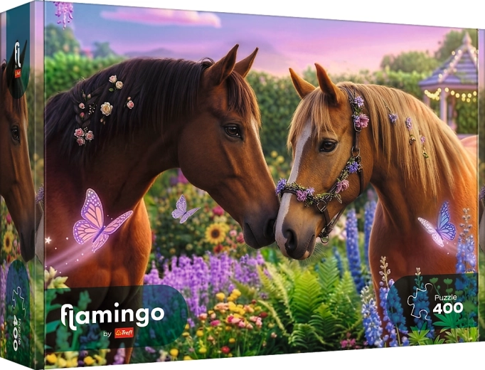 Puzzle Trefl fenicottero: vicino alla natura 400 pezzi
