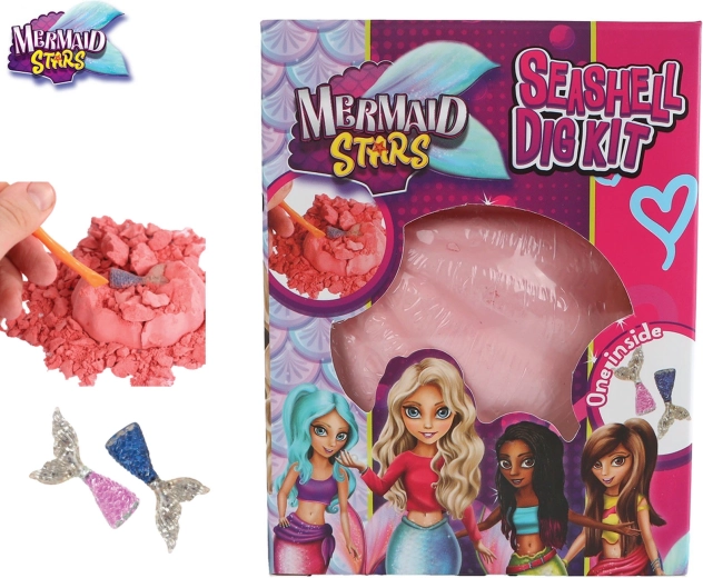 Set creativo: scolpisci la tua decorazione sirena Mermaid Stars - 1 pezzo