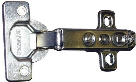 Cerniera per mobili GS-B semisovrapposta con basetta (10 pz)