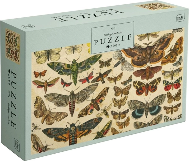 Puzzle Vintage Nature: Farfalle, 2000 pezzi