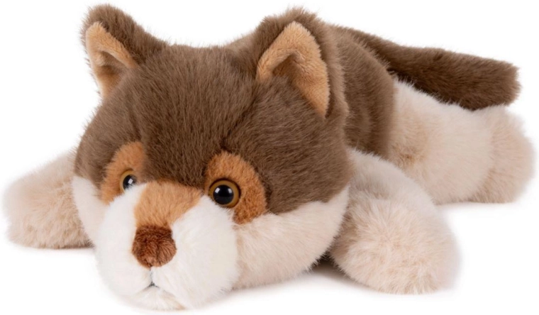 Lupo di peluche sdraiato 35 cm