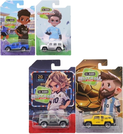 Macchinina in metallo 1:64 su blister 7 cm