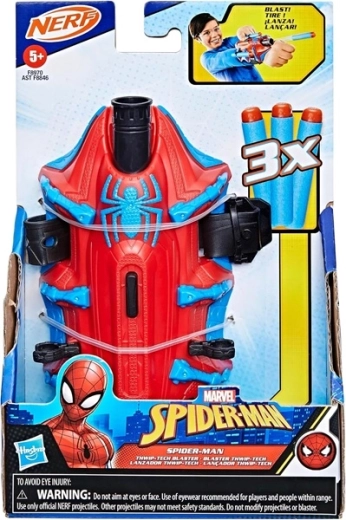 Guanto Nerf Spider-Man con lanciadori di dardi in schiuma da polso