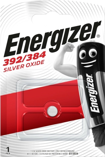 Batteria per orologi ENERGIZER 392/384 1,55 V, 41 mAh