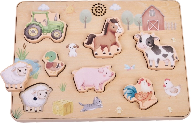 2Kids Toys puzzle a incastro con suoni della fattoria