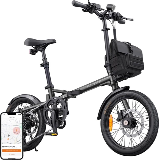 Bici elettrica pieghevole ENGWE Zip 250 W 16" grigia