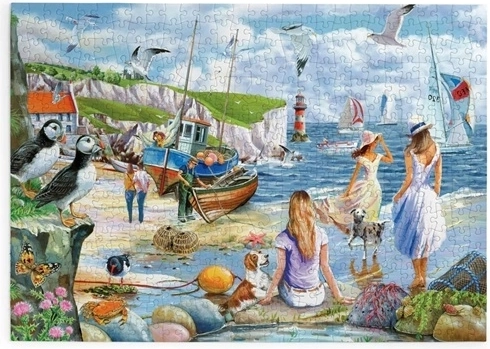Puzzle House of Puzzles Brezza marina 500 pezzi grandi
