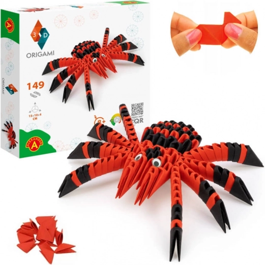 Alexander set creativo 3D origami ragno