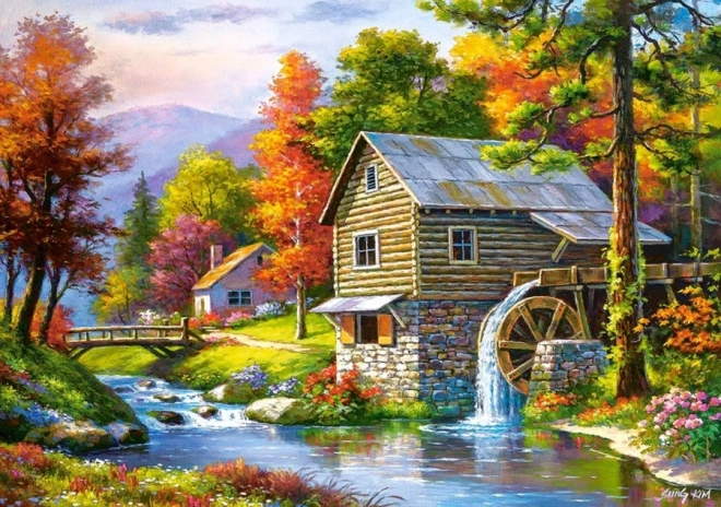 Puzzle da 500 pezzi – Old Sutter’s Mill (Castorland)