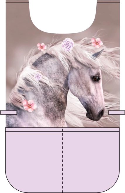 grembiule poncho per bambini cavallo romantic