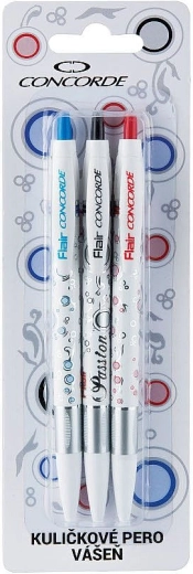 Penna a sfera CONCORDE Passione, 3 pz