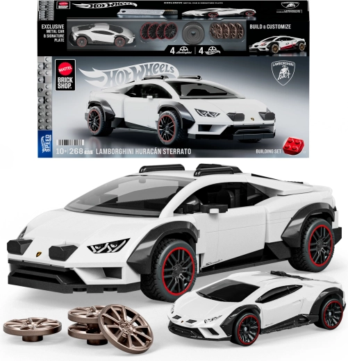 Set di costruzioni Mattel Brick Shop Hot Wheels Speed Series Lamborghini Huracán Sterrato