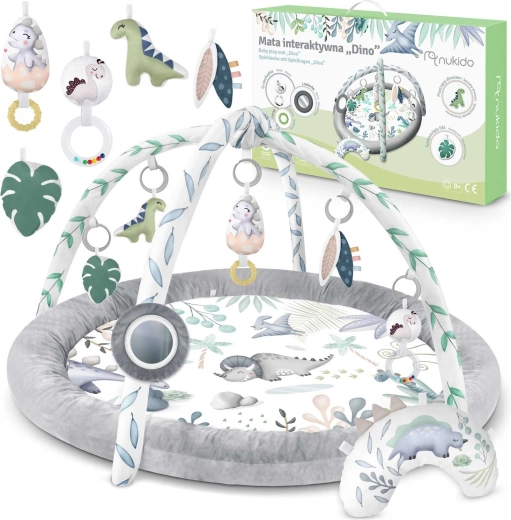 Palestrina educativa interattiva Nukido Dino con archi rimovibili