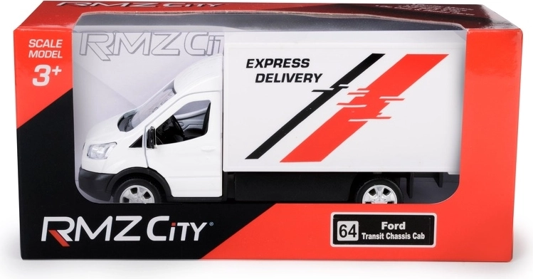 Modello furgone RMZ City Ford Transit express delivery 2018 1:43