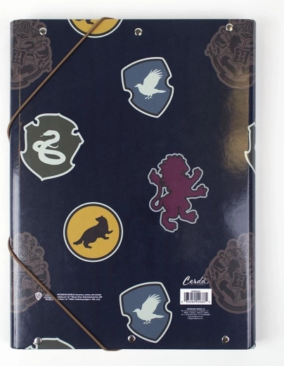 Cartelline per quaderni A4 Harry Potter con elastico Cerda